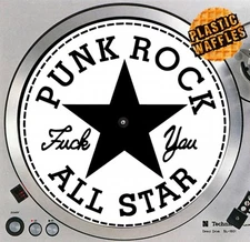 Punk Rock All Stars Retro Slipmat #3 Turntable 12 LP Record Player DJ Audiophile