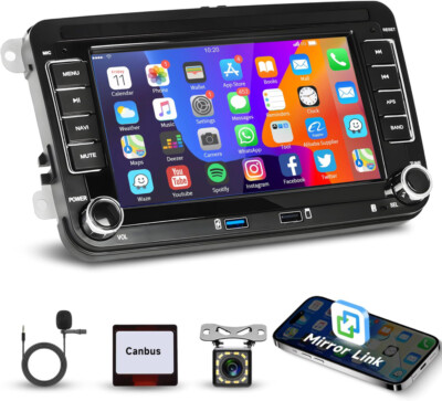 Für VW GOLF 5 6 Plus Touran Polo Caddy EOS 7'' Android 13 Autoradio GPS + Kamera