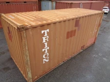 Used 20' Dry Van Steel Storage Container Shipping Cargo Conex Seabox St. Louis