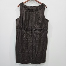 Talbots Womens Sheath Dress 1XP Black Knee Length Office Corporate Whimsygoth