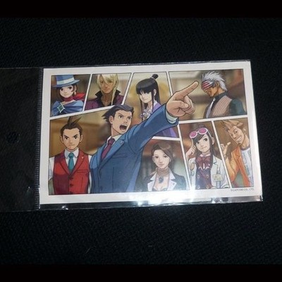Ace Attorney Bonus Sticker Odaiba Event Capcom Japan Limited Naruhodo Ryuichi