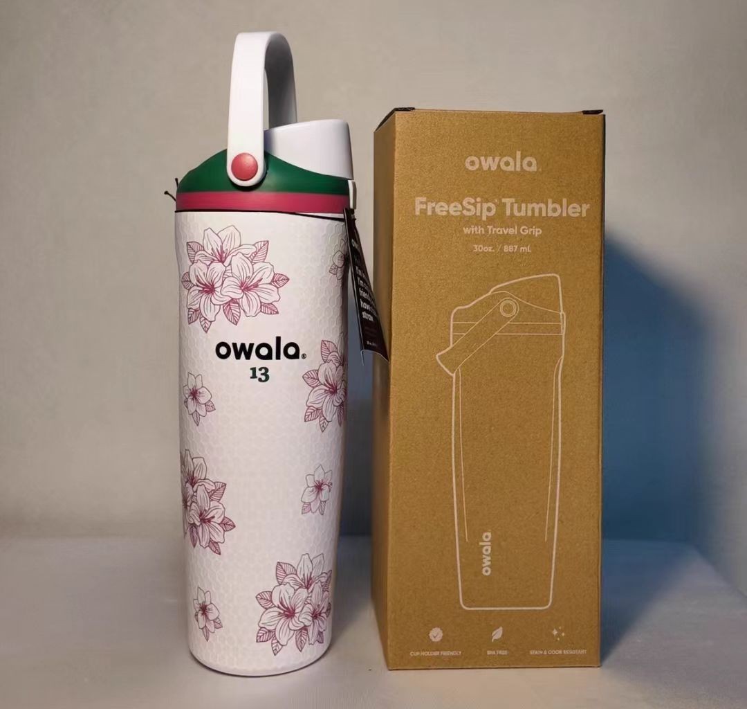 New Owala Special Edition FreeSip “Azalea 13” Golf 30oz Water