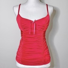 Vintage Victoria s Secret, Y2K Cami Set, Red, Hot Pink, Heart Charm, Lingerie, M