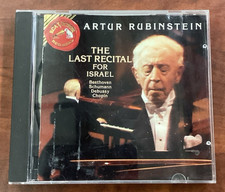 THE LAST RECITAL FOR ISRAEL ARTHUR RUBINSTEIN CD