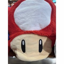 Super Nintendo World USJ Mario Decke mit Super Mushroom Kissenbezug NEU