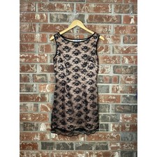 VTG La Belle All Over Lace Mini Pencil Cocktail Dress Small Whimsigoth Romantic