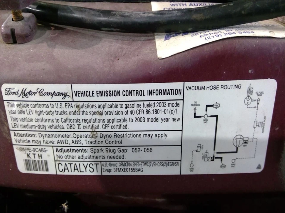 Motor de caja de fusibles para furgoneta Ford E150 00-04 977411 Foto 4 de 4