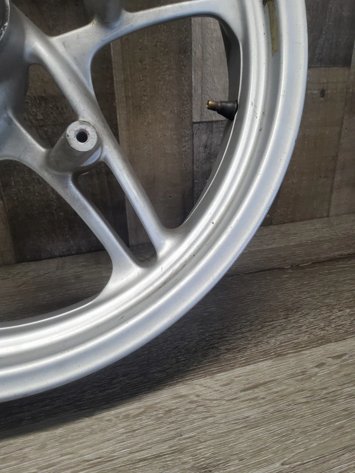 Llanta delantera plateada recta 17x3,50 BMW R1150RT R1150 2004 04 01-05 Foto 4 de 4