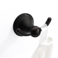 1 Pack Oil Rubbed Bronze Towel Hook, Wall Mounted, Coat, Robe, Kitchen, Shower