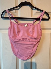 Brand new with tags Pink Victoria's Secret Corset Top Size L Pink Underwire