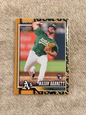 2026 Topps Series 1 Mason Barnett #273 RC Team Border Variation SP - Athletics