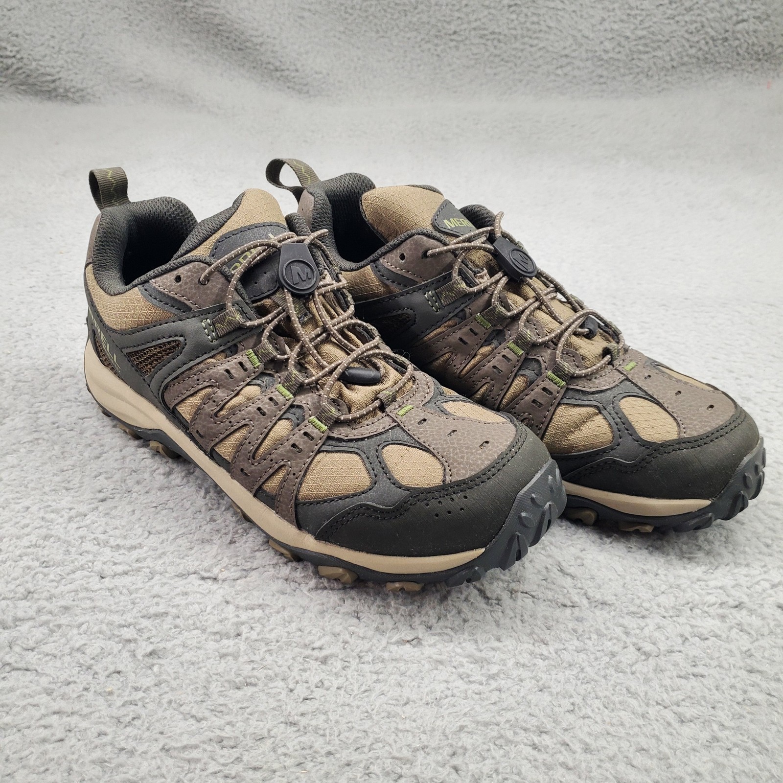 Merrell Yokota 2 scarpe uomo taglia 8 5 marrone trail escursionismo sneakers impugnatura impermeabile