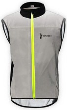 Reflective Deluxe Vest for Running Cycling High Visibility Safety Vest with 4