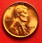 1944-S Lincoln Wheat Cent Penny GEM RED BU From an Original Bank Roll