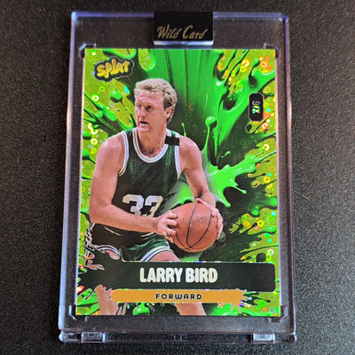 Wild Card Splat 2026 Larry Bird Boston Celtics Numbered 2/6