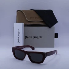 New Palm Angels PERI10K MALIBU 2507 Red/Dark Grey 53-18-145 Sunglasses