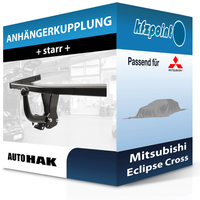 Auto HAK AnhäNgekupplung Starr Passend für Mitsubishi Eclipse Cross 02.21- Neu