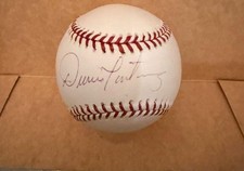 DENNIS MARTINEZ INDIANS/ORIOLES SIGNED AUTO M.L. BASEBALL BECKETT AUTH