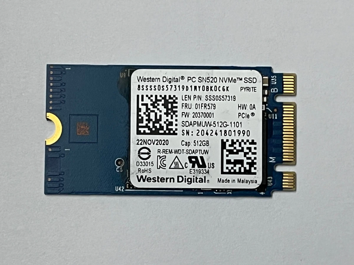 Western Digital M.2 Interface 512 GB Solid State Drives for sale