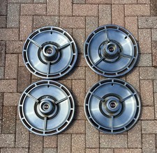 1963-1965 Chevy Impala Ss 14 Hubcaps Wheel Covers Set Of 4 Original Gm