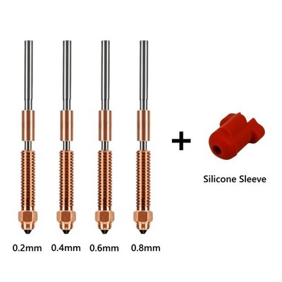 K1 Series All-Metal Hotend Nozzle Kit High Temp 3D Printer Parts/Silicone Sleeve