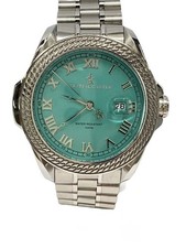 CRYSTAL CARTER Men's Watch FELIX 2 Analog BLU SLV 92415-96 Used