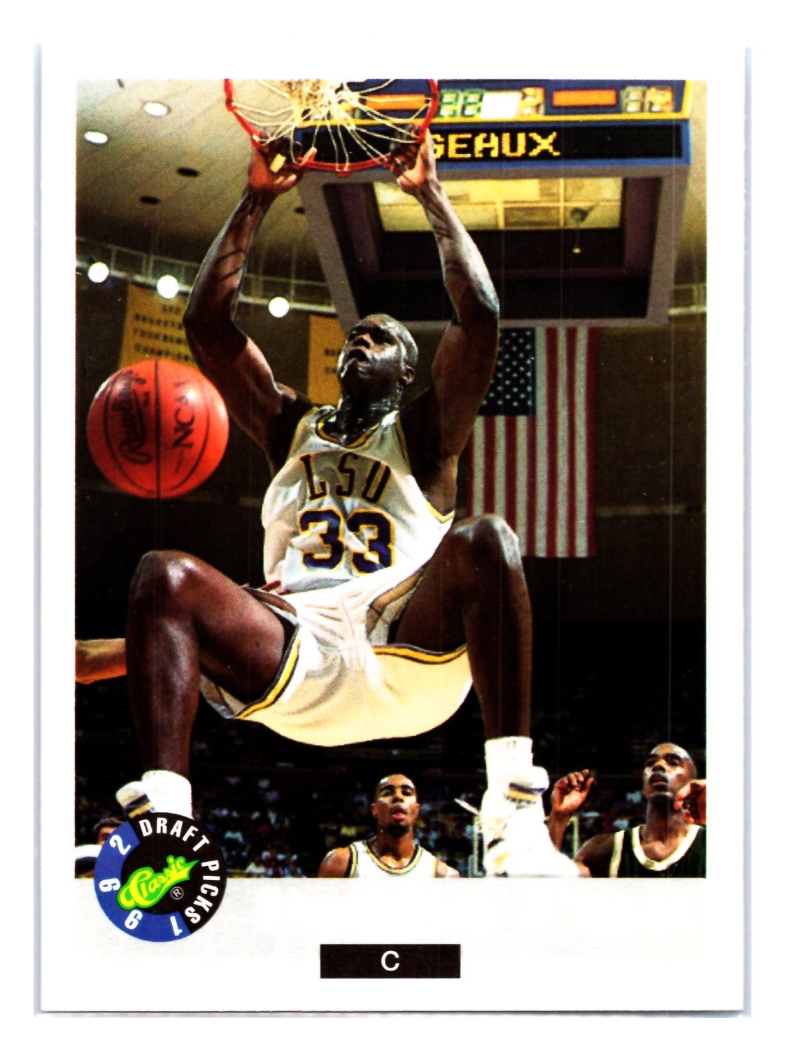 Shaquille O'Neal 1992 Classic Draft Picks #1 Rookie