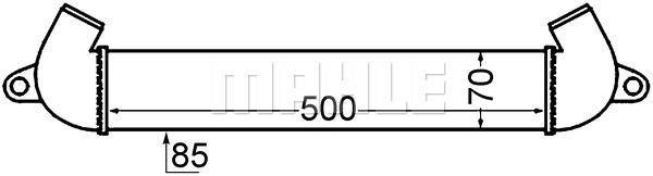 Mahle CI 342 000S LadeluftküHler FüR Fiat Doblo Kasten/GroßRaumlimousine (223_)-image