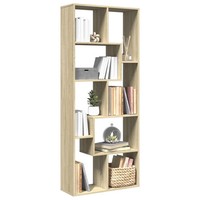 Raumteiler BüCherregal Sonoma Eiche 67X25X161,5 Cm Holzwerkstoff