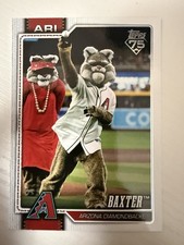 Baxter 2026 Topps Series 1 Celebration M-1 Mascot Arizona Diamondbacks Dbacks