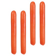 4 Pcs Simulated Hot Dog Model Realistic Fake Food Display Artificial Foods