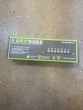 GRIPEDGE HEX Bit Socket Set | 7 PC  3/8 Drive Short Metric RPT Hex Driver Set |