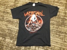 VINTAGE 2018 Whitechapel Band 10 YEARS OF EXILE Tour T SHIRT NICE COND TSHIRT