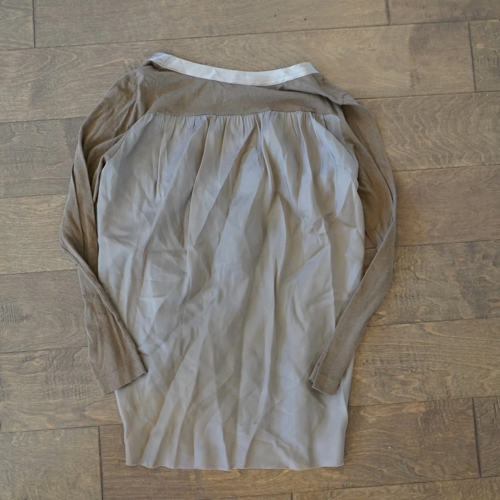 DIOR SACAI LUCK LUXURY maglia di lana BEIGE MANICA LUNGA DONNA est. TAGLIA L