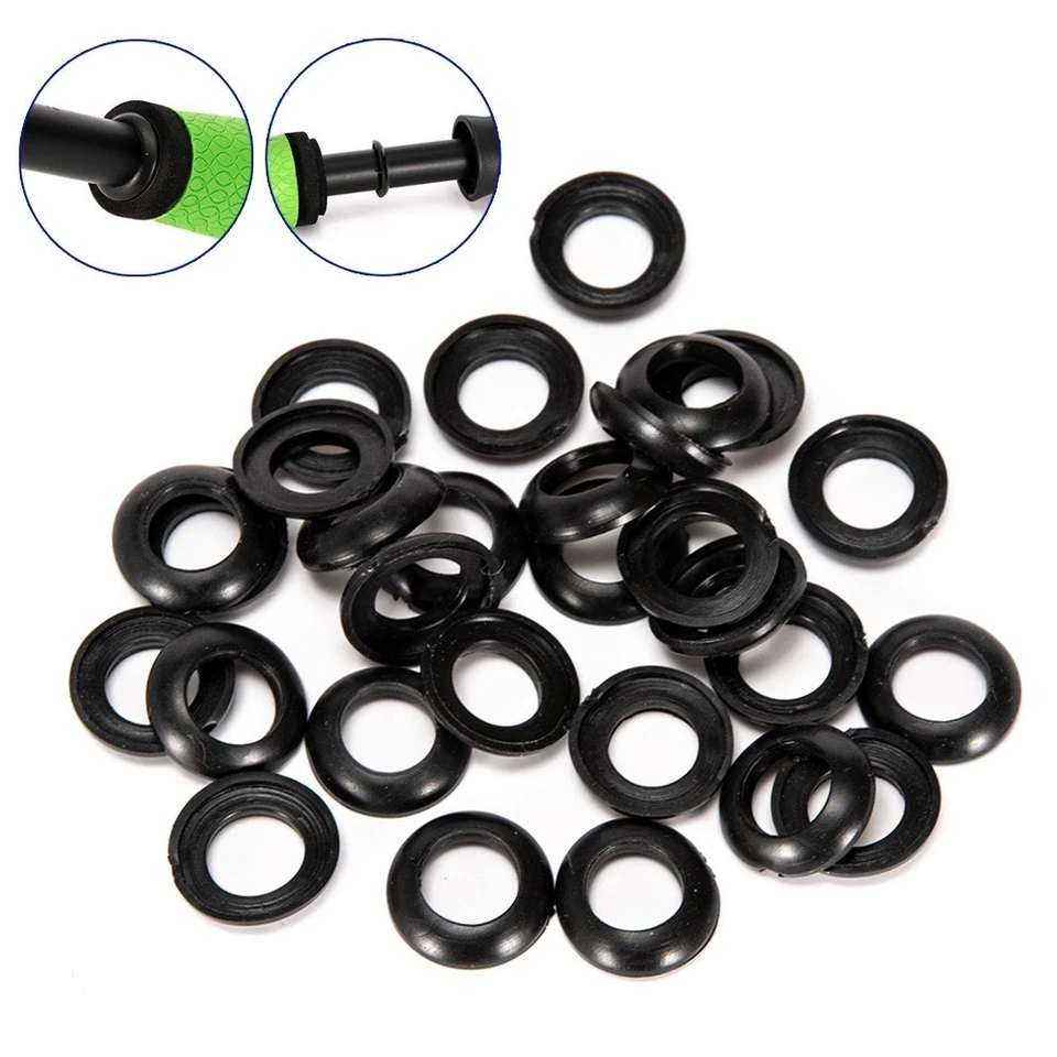 20 Pcs Angelruten Gebäude Elastik Wicklungs Check Kleid Ring Trim Adapter Kits - Bild 3 von 4