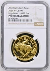 2021-W AMERICAN LIBERTY HIGH RELIEF G$100 NGC PF 69 ULTRA CAMEO  Certified Coin