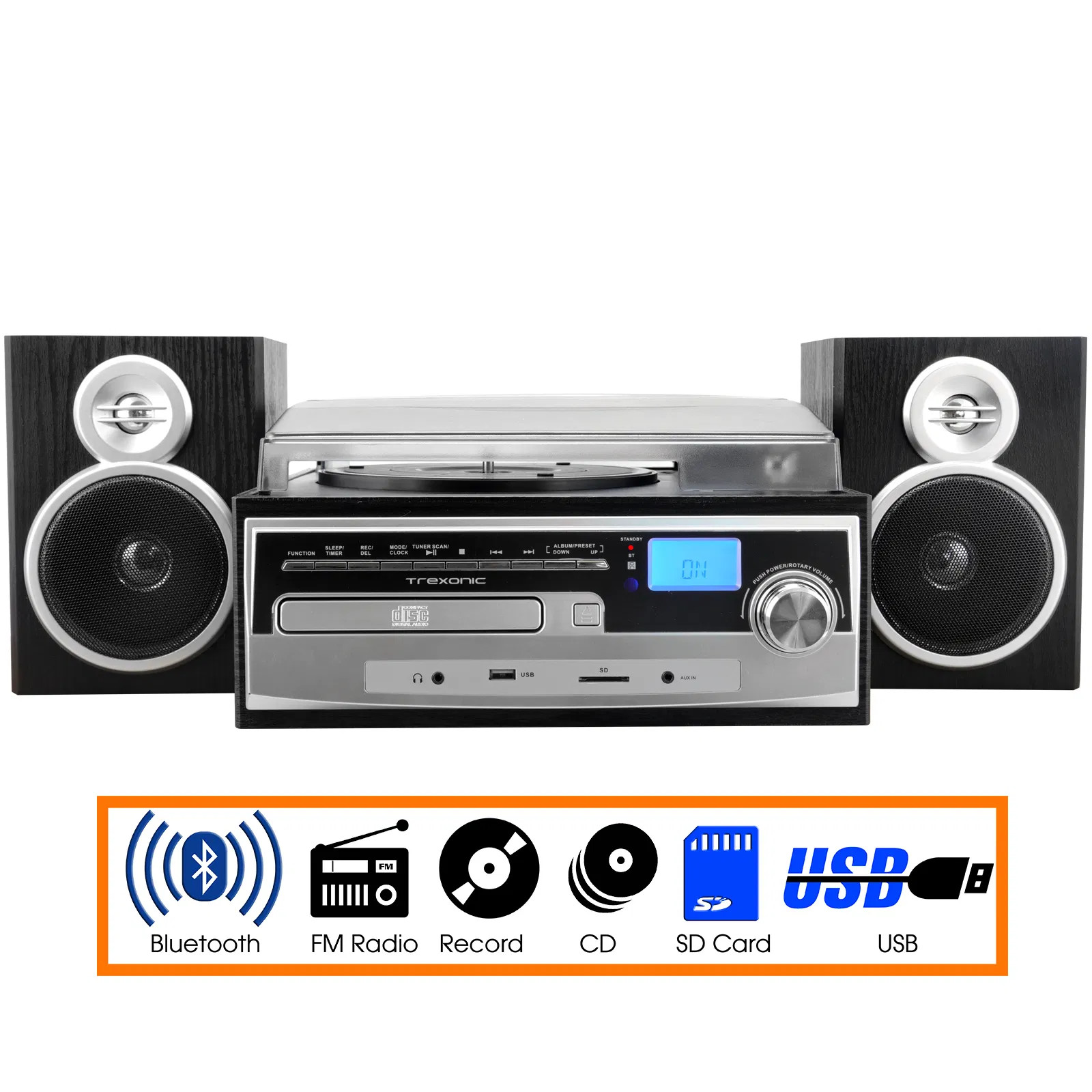 With Cd Player, Fm Radio, Bl