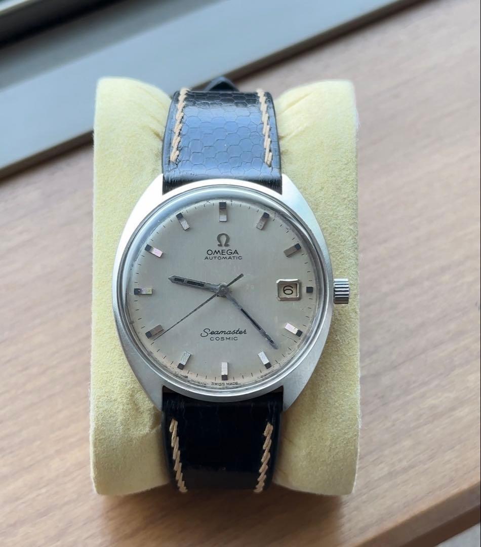 Omega Seamaster Cosmic Date Leather