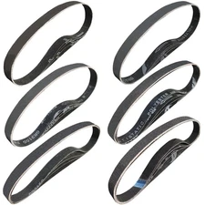 24 Pack 1 x 30 Inch Silicon Carbide Sanding Belts Assorted -120 240 400 600 8...