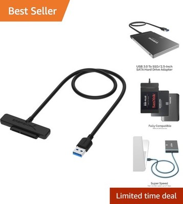 SATA to USB Cable - USB 3.0 to 2.5  SATA I/II/III Hard Drive Adapter - Extern...