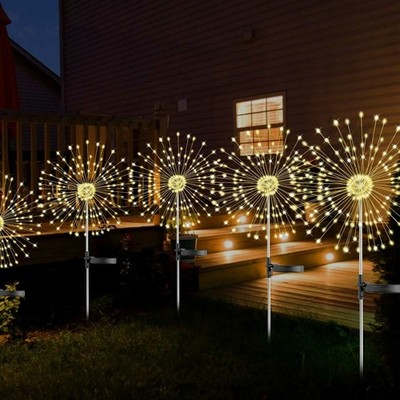 1PC Solar Lights Outdoor Garden Decor Waterproof Patio Pathway Lawn Lamp 150LED