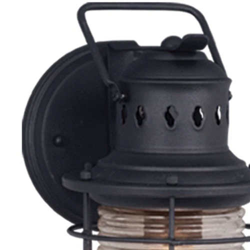 Vaxcel - Hyannis 1-Light Outdoor Wall Sconce in Coastal and Lantern Style 12.25 - Picture 3 of 4