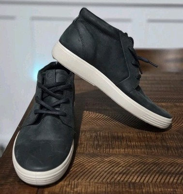 ECCO Soft Classic High Top Leather Chukka Boots Size 11
