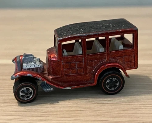 1970 31 Ford Woody Red Original Redline HotWheels