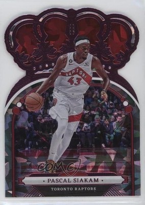 2022-23 Panini Crown Royale Pink Crystal 8/75 Pascal Siakam #74 0eo6