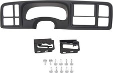 Double Din Truck Dash Kit Compatible with 1999-2002 GM Full-Size Trucks Suv'S Si