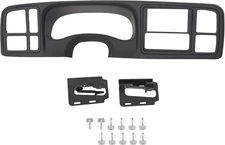 Double Din Truck Dash Kit Compatible with 1999-2002 GM Full-Size Trucks Suv'S Si