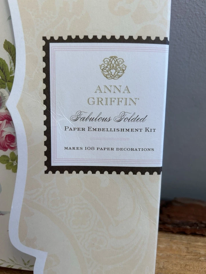 ANNA GRIFFIN*DISCONTINUED-RARE* Stock, Paper Embellishment Kit. NIB! - Image 2 of 4