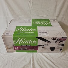 Hunter Contempo II 54" LED Ceiling Fan for Large Room Remote 1600104 Model 59476