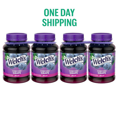 Welch's Concord Grape Jelly 30oz 4 Pack 120oz Total